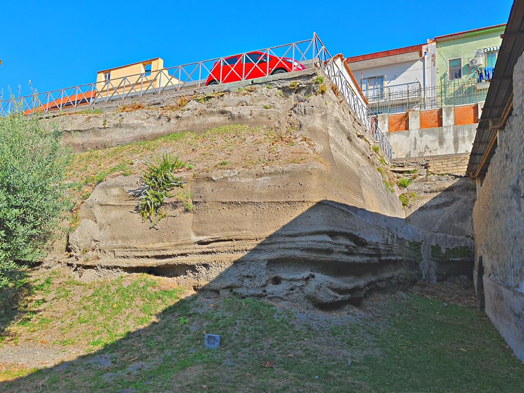 Oplontis Villa of Poppea, October 2023. North garden 56, looking north towards unexcavated. Photo courtesy of Giuseppe Ciaramella. 