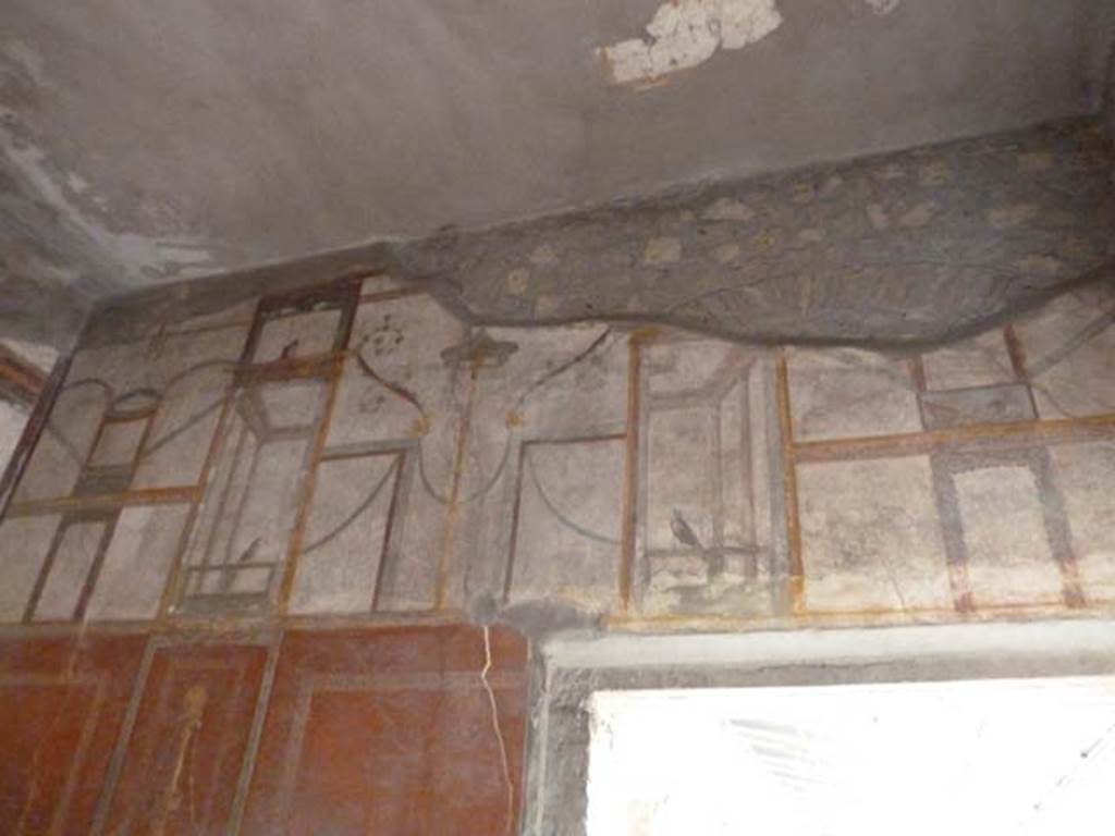 Oplontis, September 2015. Room 66, upper north wall. 