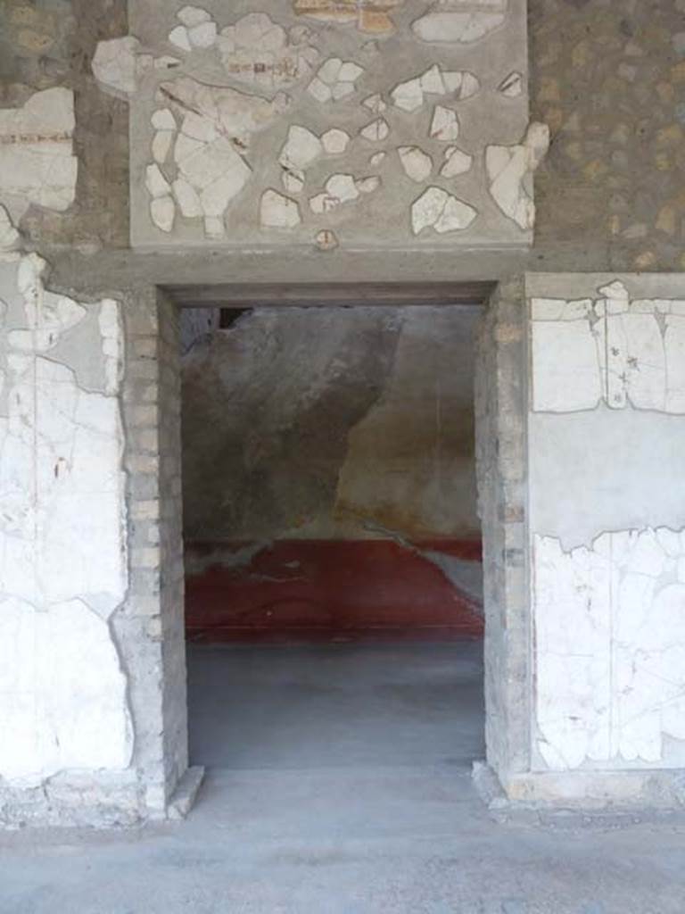 Oplontis, September 2015. Room 88, looking west through doorway.