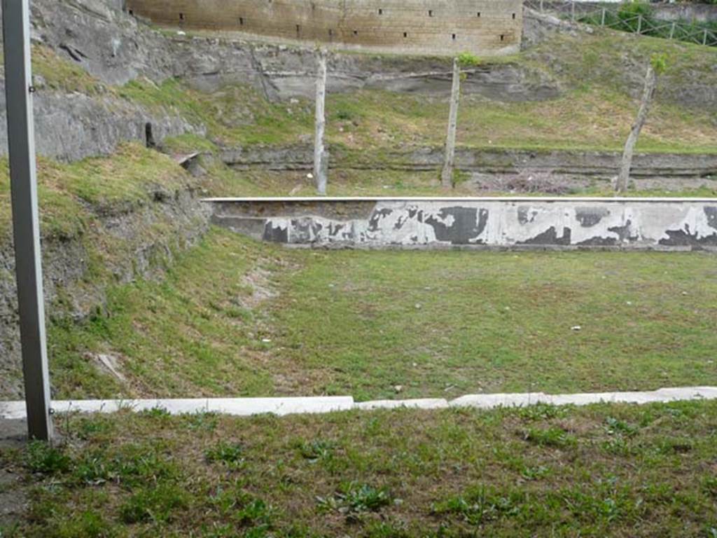 Oplontis, May 2010. Looking east along northern edge of excavated swimming pool area. Photo courtesy of Buzz Ferebee. 

