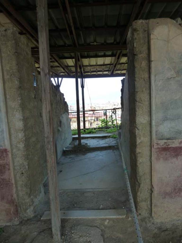 Stabiae, Secondo Complesso (Villa B), September 2015. Room 10, east wall of corridor, behind which was room 8, not photographed.