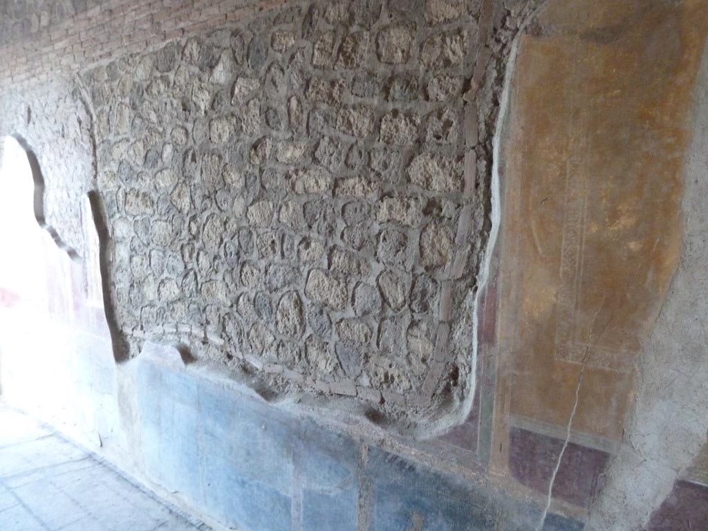 Stabiae, Villa Arianna, September 2015. Room 11, looking north along east wall.