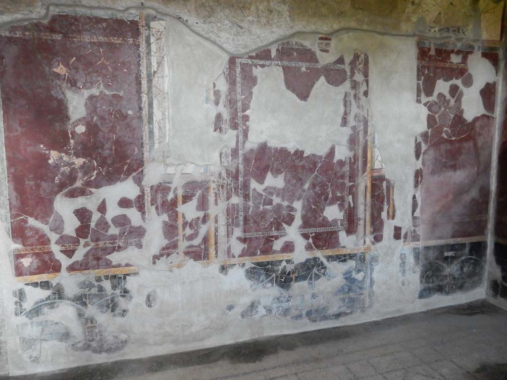 Stabiae, Villa Arianna, June 2019. Room 5, north wall. Photo courtesy of Buzz Ferebee.