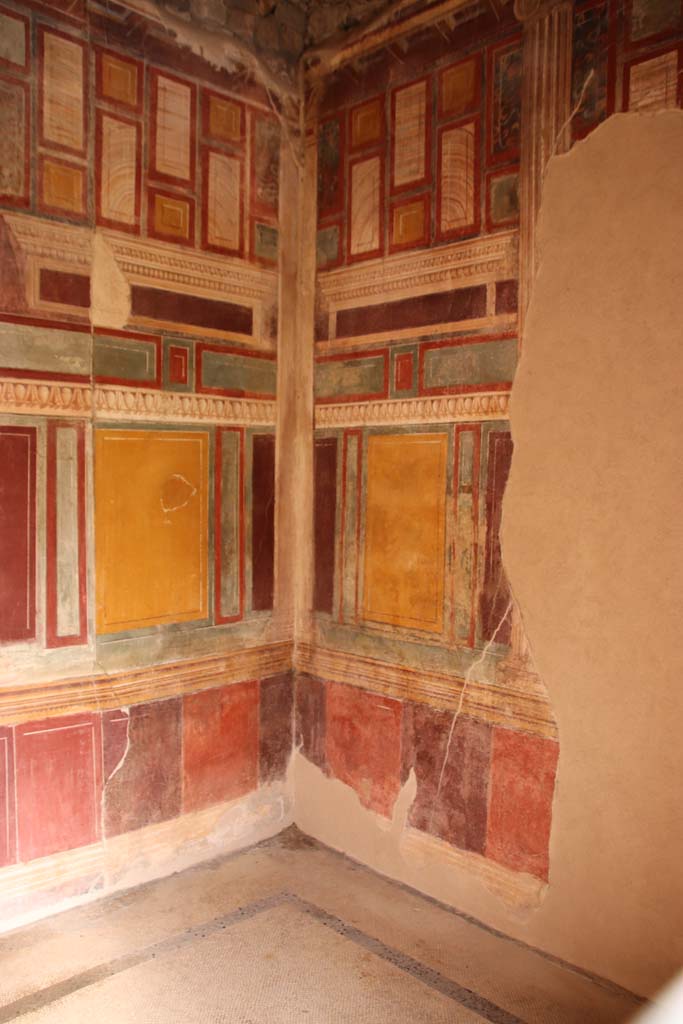 Stabiae, Villa Arianna, October 2020. 
Room 45, looking towards north-east corner. Photo courtesy of Klaus Heese.
