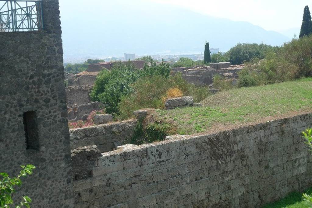 Tower XI. July 2010. Looking south-west across inner and outer walls. Photo courtesy of Michael Binns.