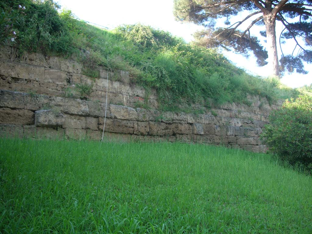 City Walls on south side, Pompeii. May 2010. Detail of City Walls on west side of Nocera Gate. Photo courtesy of Ivo van der Graaff.